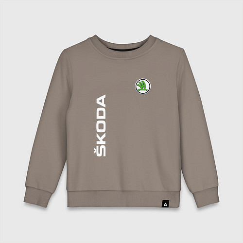 Детский свитшот SKODA / Утренний латте – фото 1