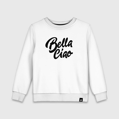 Детский свитшот Bella Ciao / Белый – фото 1