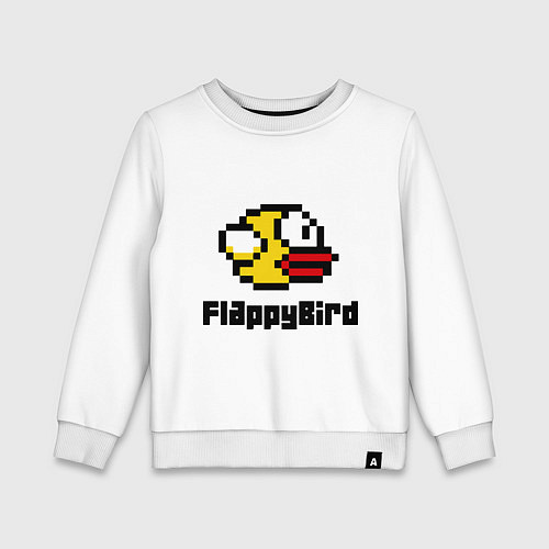 Детский свитшот FlappyBird / Белый – фото 1