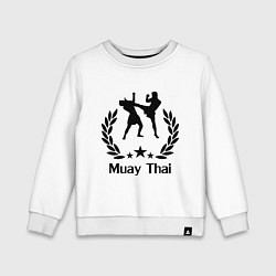 Детский свитшот Muay Thai: High Kick