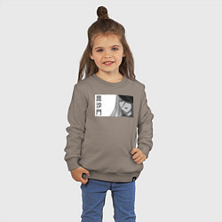 Свитшот хлопковый детский Бишамон, цвет: утренний латте — фото 2