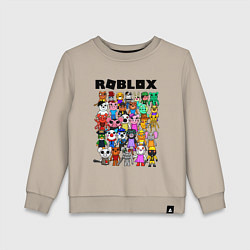 Свитшот хлопковый детский ROBLOX PIGGY, цвет: миндальный