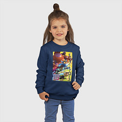 Свитшот хлопковый детский Big Hero 6, цвет: тёмно-синий — фото 2