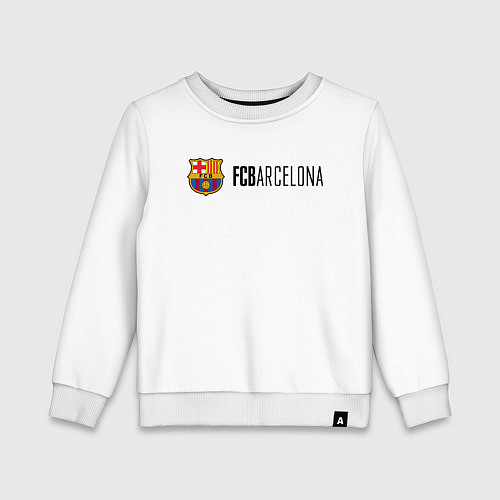 Детский свитшот Barcelona FC / Белый – фото 1