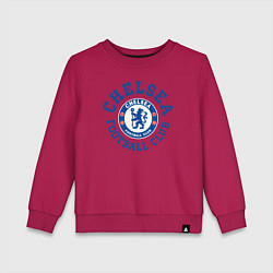 Свитшот хлопковый детский Chelsea FC, цвет: маджента