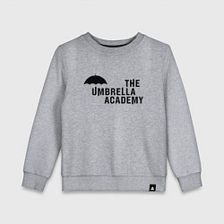 Свитшот хлопковый детский Umbrella Academy, цвет: меланж