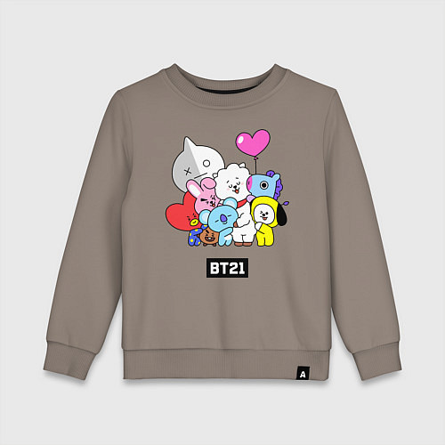 Детский свитшот BT21 / Утренний латте – фото 1