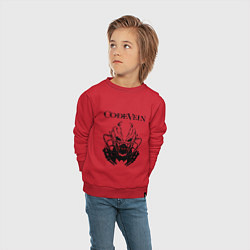 Свитшот хлопковый детский CodeVein Z, цвет: красный — фото 2