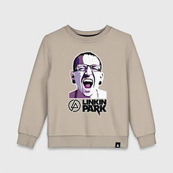 Свитшот хлопковый детский Linkin Park, цвет: миндальный