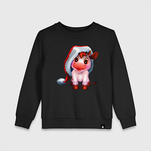 Детский свитшот Год бычка / Черный – фото 1
