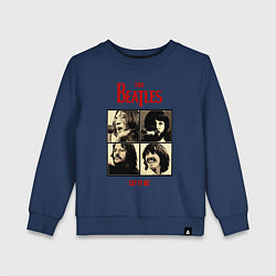 Свитшот хлопковый детский The Beatles LET IT BE, цвет: тёмно-синий