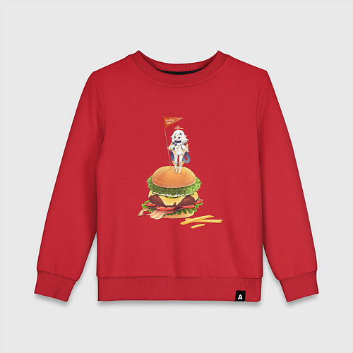 Детский свитшот Завоевательница Паймон / Красный – фото 1