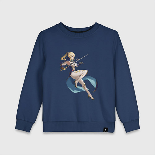 Детский свитшот Джинн в деле / Тёмно-синий – фото 1