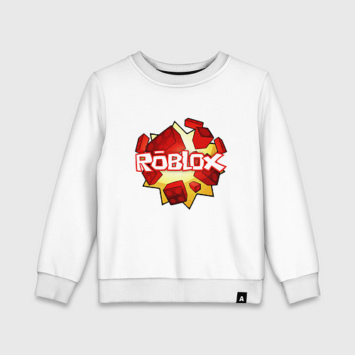 Детский свитшот ROBLOX LOGO / Белый – фото 1