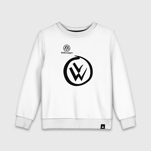 Детский свитшот Volkswagen / Белый – фото 1