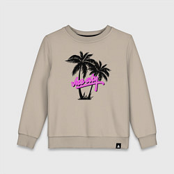 Свитшот хлопковый детский GTA Vice City, цвет: миндальный