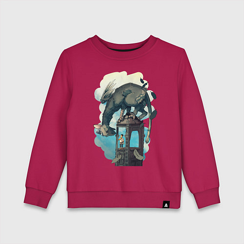 Детский свитшот Игра, последний хранитель / Маджента – фото 1