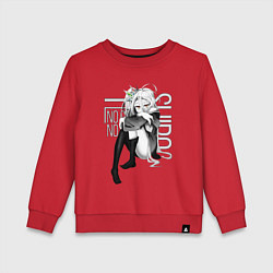 Свитшот хлопковый детский No Game No Life, цвет: красный
