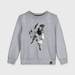 Свитшот хлопковый детский Хисока, цвет: меланж