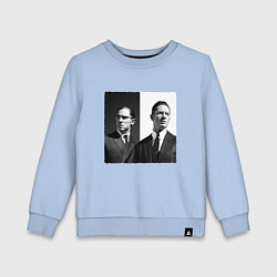 Свитшот хлопковый детский Tom hardy, цвет: мягкое небо