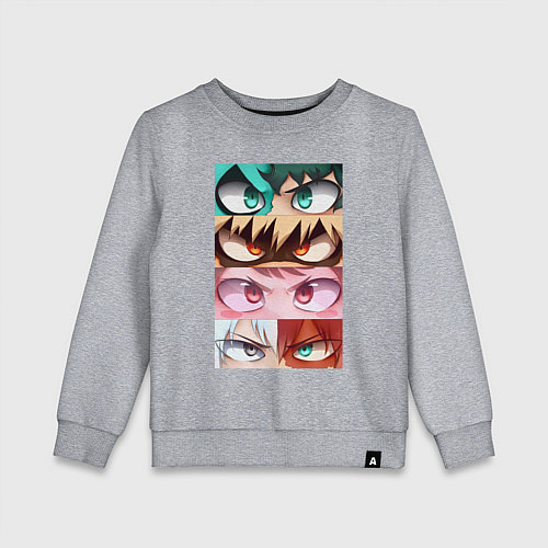 Детский свитшот MY HERO ACADEMIA MHA / Меланж – фото 1