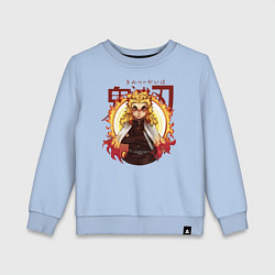 Детский свитшот Огненный Столп Kimetsu no Yaiba