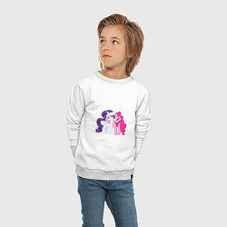 Свитшот хлопковый детский My Little Pony Pinkie Pie And, цвет: белый — фото 2