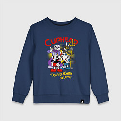 Детский свитшот Cuphead, главные герои
