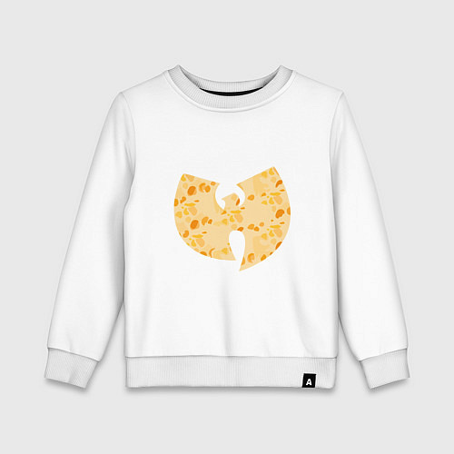 Детский свитшот Wu-Tang Cheese / Белый – фото 1
