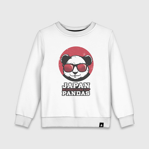 Детский свитшот Japan Kingdom of Pandas / Белый – фото 1