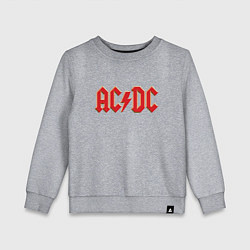 Свитшот хлопковый детский ACDC, цвет: меланж