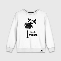 Детский свитшот Время путешествовать
