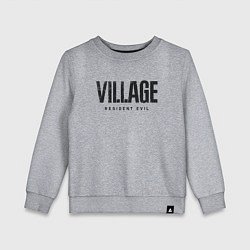 Свитшот хлопковый детский RESIDENT EVIL VILLAGE, цвет: меланж