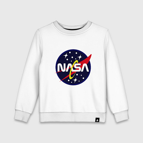 Детский свитшот Space NASA / Белый – фото 1