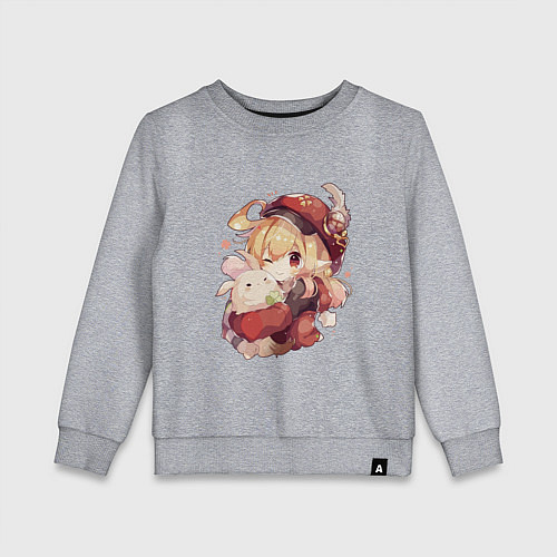 Детский свитшот Милашка Кли / Меланж – фото 1