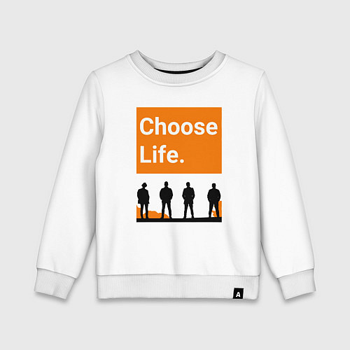 Детский свитшот Choose Life / Белый – фото 1