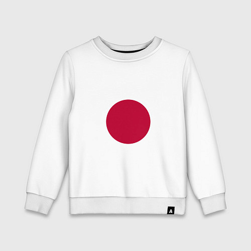 Детский свитшот Япония Японский флаг / Белый – фото 1