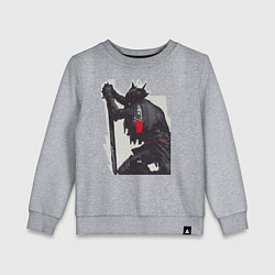 Свитшот хлопковый детский Bloodborne, цвет: меланж