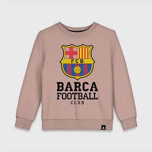 Детский свитшот Barcelona Football Club / Пыльно-розовый – фото 1