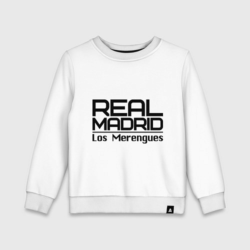 Детский свитшот Real Madrid: Los Merengues / Белый – фото 1