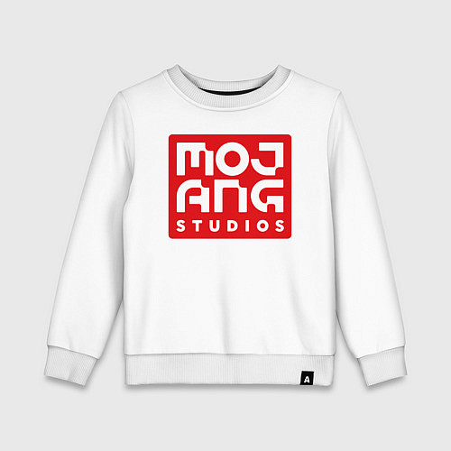 Детский свитшот Mojang Studios / Белый – фото 1
