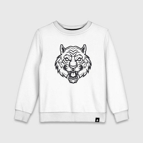 Детский свитшот White Tiger / Белый – фото 1