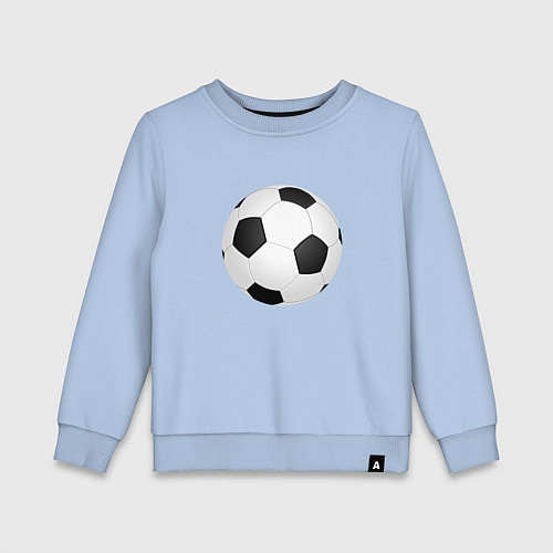 Детский свитшот Футбольный мяч / Мягкое небо – фото 1