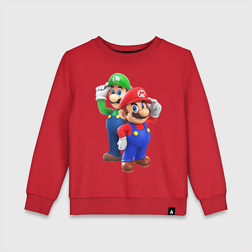 Детский свитшот Mario Bros / Красный – фото 1