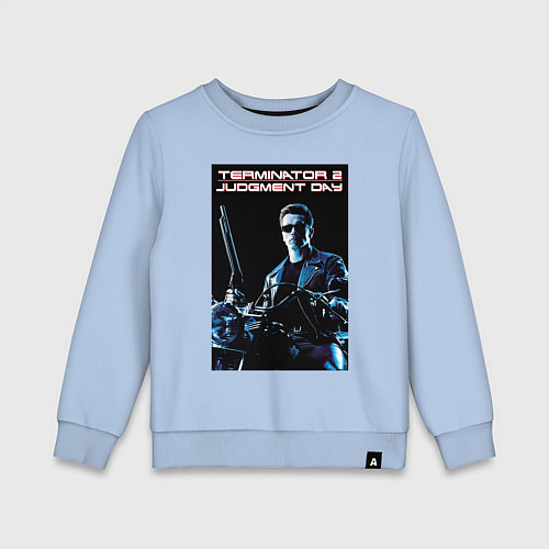 Детский свитшот Арнольд Шварценеггер / Мягкое небо – фото 1