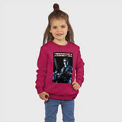 Свитшот хлопковый детский Арнольд Шварценеггер, цвет: маджента — фото 2