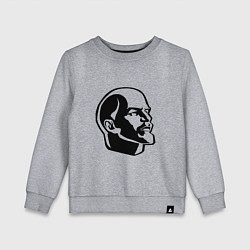 Свитшот хлопковый детский Ленин Владимир Ильич, цвет: меланж