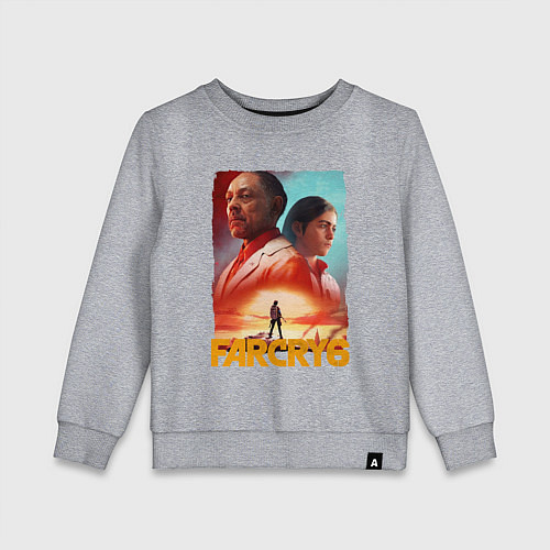 Детский свитшот FAR CRY 6 ФАР КРАЙ 6 ПОСТЕР / Меланж – фото 1