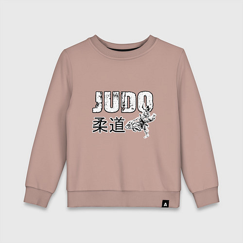 Детский свитшот Style Judo / Пыльно-розовый – фото 1