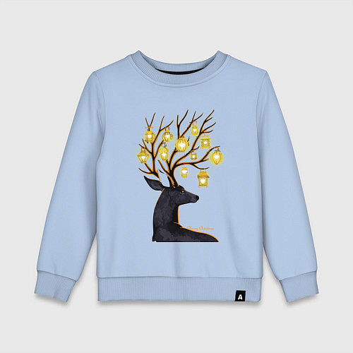 Детский свитшот Рождественские огни / Мягкое небо – фото 1
